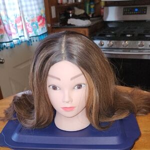 Elegant Brown Hair Wig
